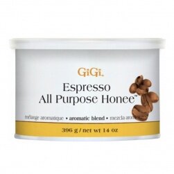 Воск медовый с ароматом кофе GiGi, Espresso All Purpose Honee, 396 г