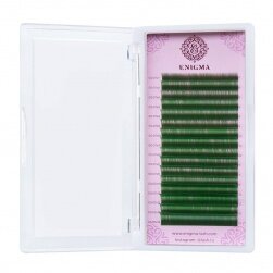Ресницы зеленые Enigma (МИКС) 16 линий