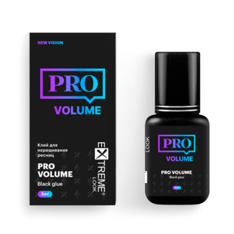 Клей черный Extreme Look "Pro Volume", 5 мл.