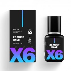 Клей черный Extreme Look "X6", 5 мл.
